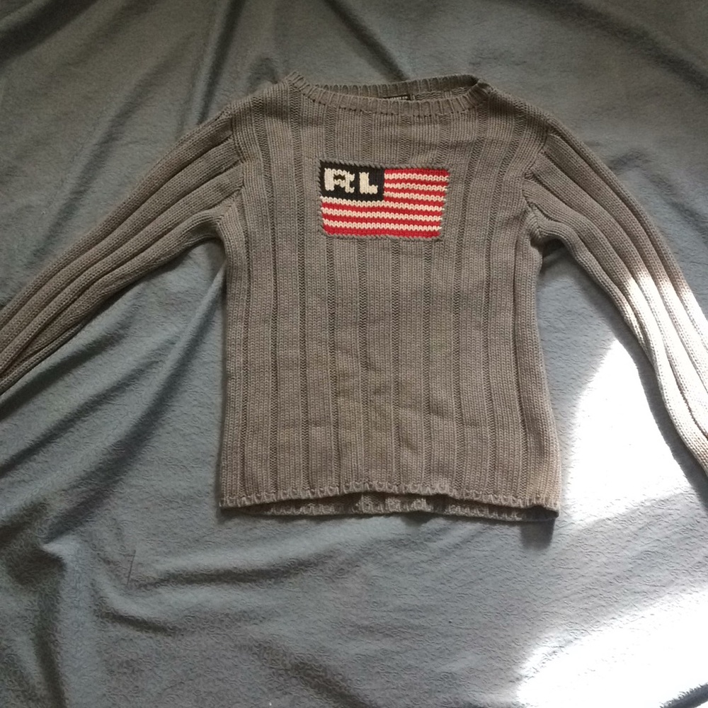 Ralph Lauren grey wool sweater